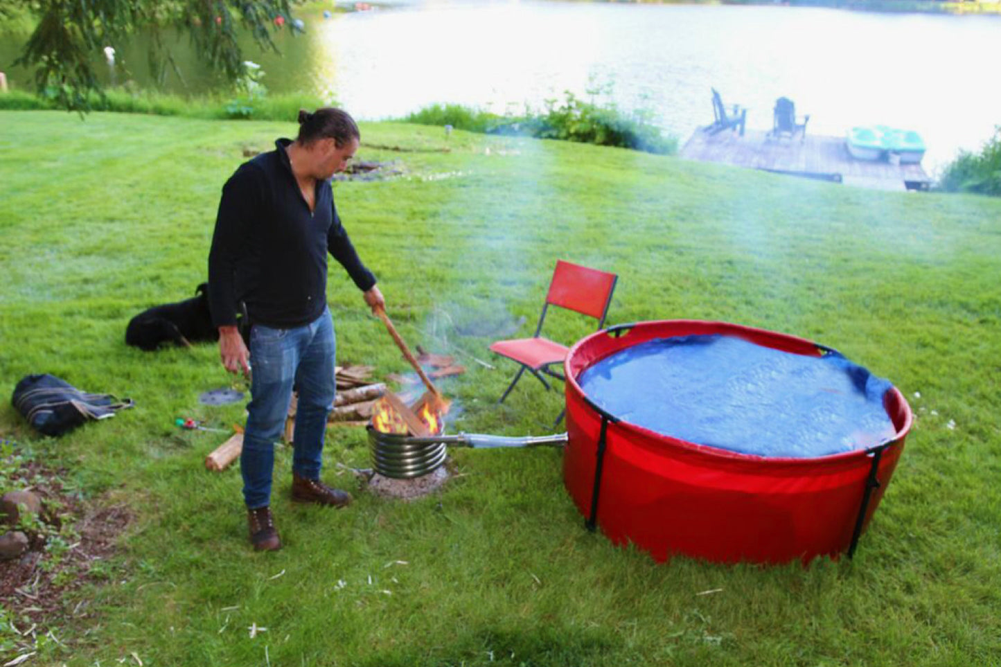 Nomad Heater Coil includes propane regulator.